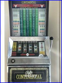 1964-1980 Bally Continental Slot Machine