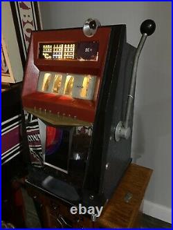 1965 Antique Dime Lord SEGA Slot Machine All Mechanical WORKS! Local Pickup