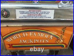 1970ish Bally Super Continental Slot Machine World Famous Jackpots