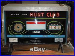 1976 Chicago Coin Hunt Club Coin Operated Rifle Shotgun Shooting Arcade Game