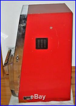 1985 Games of Nevada 1 To 5 Quarter Lighted Video Draw Poker Machine-FULLY WORKS