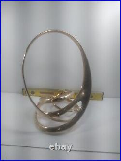 1986 Large Modernist Kinetic Bill Keating Bronze Sculpture