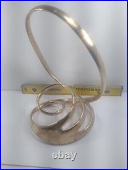 1986 Large Modernist Kinetic Bill Keating Bronze Sculpture