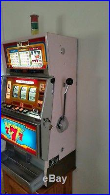 1986 Magnificent 7s Universal Slot Machine from Imperial Palace Casino Las Vegas