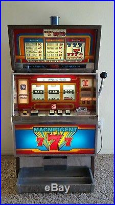 1986 Universal Magnificent 7 Slot Machine 97% Return from Imperial Palace Casino