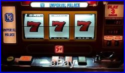 1986 Universal Magnificent 7 Slot Machine 97% Return from Imperial Palace Casino