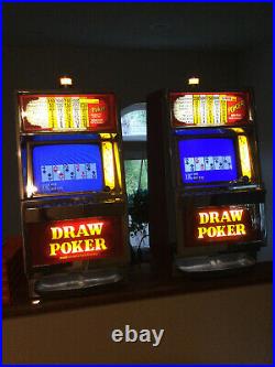 2 Antique Igt Fortune 1 Draw Video Poker Machines