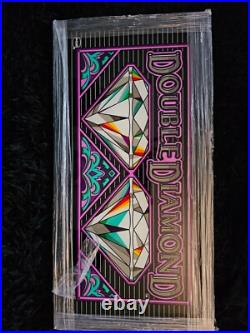 2 Vintage Casino Double Diamond/Wild West Casino Slot Machine Double Glass Pan