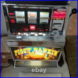 2000 Piggy Bankin' Banking Slot Machine by Williams / WMS Working Bill Acceptor