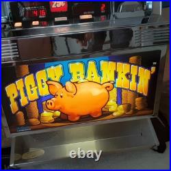 2000 Piggy Bankin' Banking Slot Machine by Williams / WMS Working Bill Acceptor