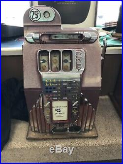 25 Cent Buckley Vintage Slot machine. Free shipping