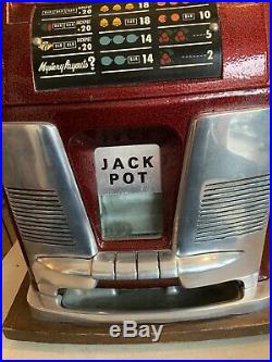 25 Cents Vintage Mills Slot Machine Truly A Well Cared For Machine