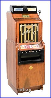 25¢ O. D. Jennings Ciga-rola Floor Model Slot Machine