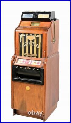 25¢ O. D. Jennings Ciga-rola Floor Model Slot Machine