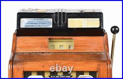 25¢ O. D. Jennings Ciga-rola Floor Model Slot Machine