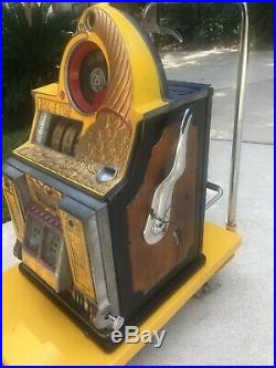 25 cent ROL-A-TOR Rare Watling Slot Machine Nice Original