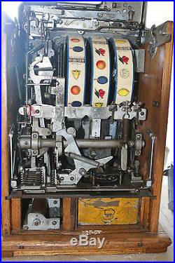 5 Cent Mills Castle Front Slot Machine