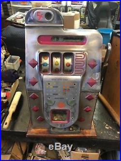 5 Cent Mills Diamond Front Slot Machine