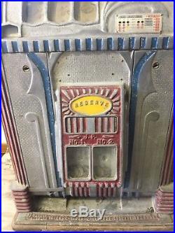 5 Cent O. D. Jennings Century Front Vendor Slot Machine