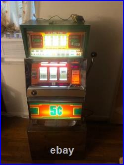 5 Cent Slot Machine Bally Manufacturing Company E2224-32