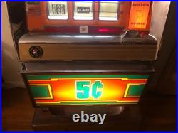 5 Cent Slot Machine Bally Manufacturing Company E2224-32