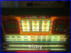 5 Cent Slot Machine Bally Manufacturing Company E2224-32