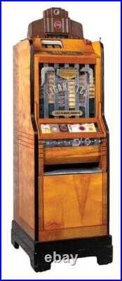 5¢ O. D. Jennings Ciga-Rola Floor Model Slot Machine
