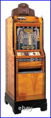 5¢ O. D. Jennings Ciga-Rola Floor Model Slot Machine
