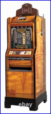 5¢ O. D. Jennings Ciga-Rola Floor Model Slot Machine