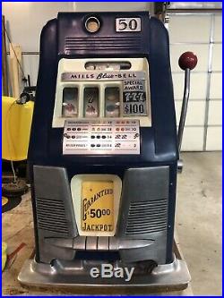 50c Mills Blue-Bell Slot Machine