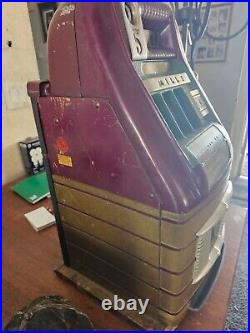 5c Old Mills Slot Machine in good condition. Works great