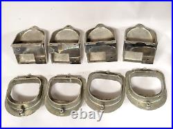 8 Lot vintage Nickel Cast Iron Slot Machine COIN TRAY Receiver Vending Arcade op