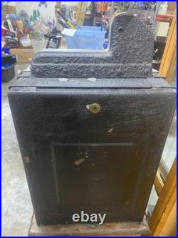 ANTIQUE 1930s MiLLS Castle Front 5 Cent Nickel Slot Machine Coin Operated Sign
