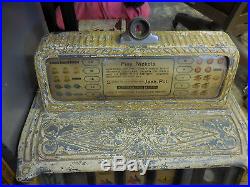 Antique Original 5 Cent Wisconsin Novelty Company Slot Machine