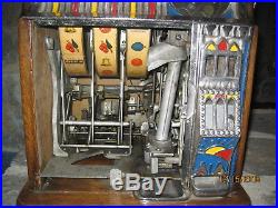 ANTIQUE SLOT MACHINE PACE BANTAM BEAUTIFUL 10 CENT 1920's-1930's RARE