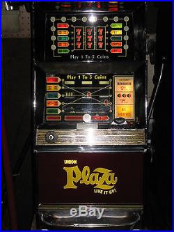 ANTIQUE VINTAGE BALLY'S SLOT MACHINE' (873 5 liner) CLEAN AND IN BEAUTIFUL SHAPE