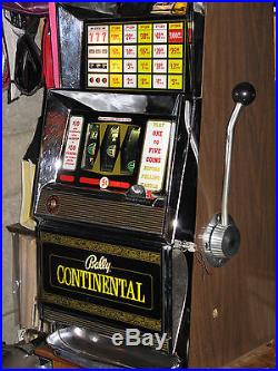ANTIQUE VINTAGE BALLY'S SLOT MACHINE' (CLEAN AND IN GREAT SHAPE!)