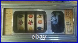 ANTIQUE WATLING BLUE SEAL 5 CENT COIN OP SLOT MACHINE With JACKPOT BEAUTIFUL