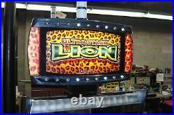 ARUZE Slot Machine with Lion Ultra Stack Game CASINO FUN FOR YOUR HOME