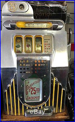 Antique 0.25 Mills High Top Slot Machine