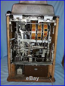 Antique 10 Cent Jennings Club Chief Slot Machine, 1945, Working 100%