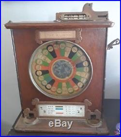 Antique 1896 D. N. Schall Illinois slot machine