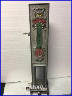 Antique 1911 Mills Novelty Owl Slot Machine Side Vendor Candy Mint Dispenser