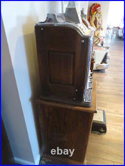Antique 1920s Jennings Slot Machine (Fully Restored) with Stand