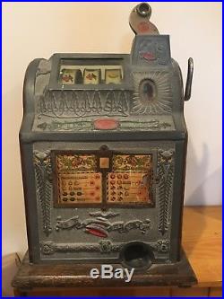 Antique 1925 Mills Operators Bell 5 Cent Slot Machine! RARE