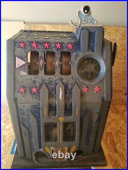 Antique 1930s 5 Cent Pace Comet Slot Machine