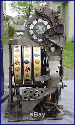 Antique 1930s WATLING ROL A TOP 25c Slot Machine American Coin Front