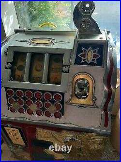 Antique 1931 Mills Slot Machine Lions Head