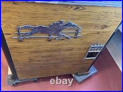 Antique 1937 Blakley's Track Odds 5 Cent Horse Racing Slot Machine-parts/restore