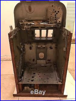 Antique 1940's Mills Jewel Bell 5 Five Cent Slot Machine Recently Serviced